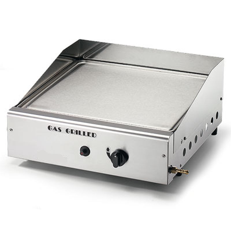 BARBECUE FONTANA DA APPOGGIO A GAS IN ACCIAIO INOX Mod. MALAGA